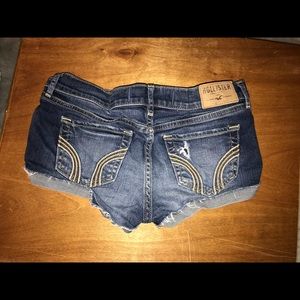 Dark Wash Hollister Jean Shorts